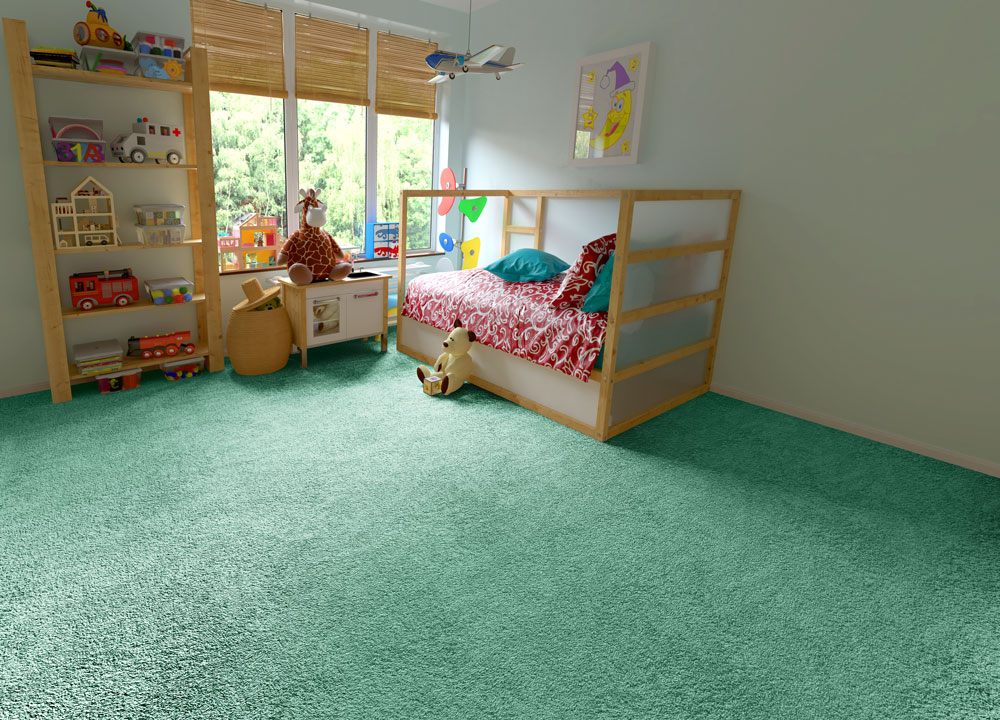 Green Snoopy Carpet